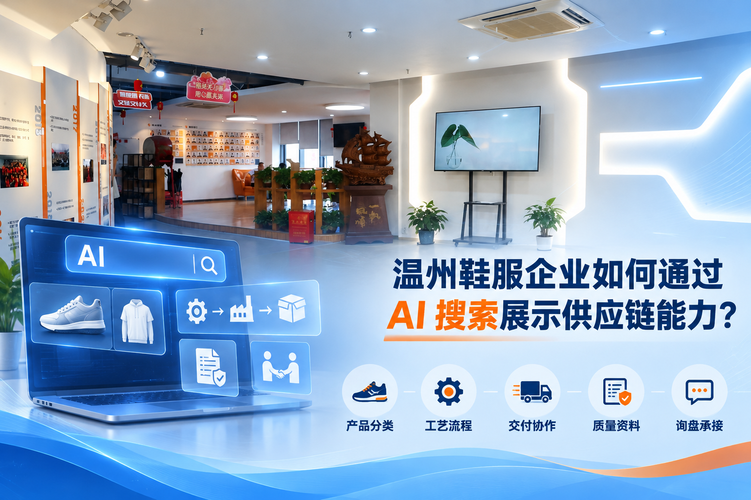 温州鞋服企业AI搜索与供应链能力配图