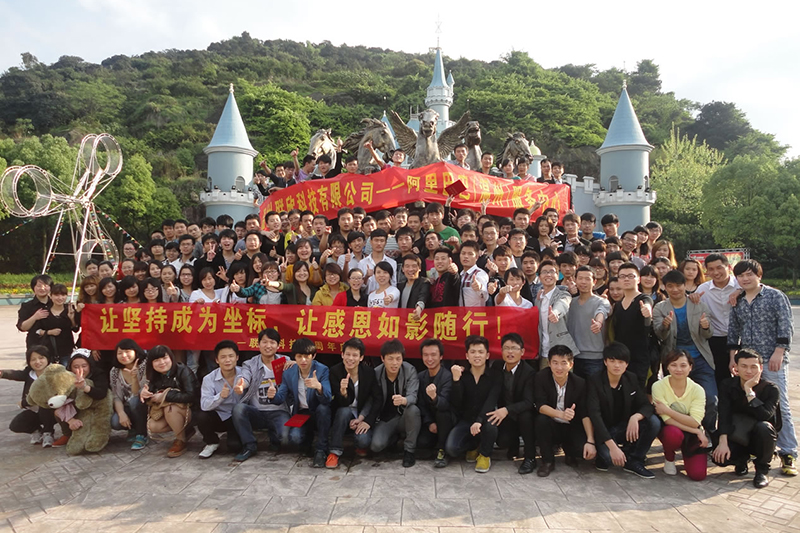 联欣三周年庆集体游温州乐园